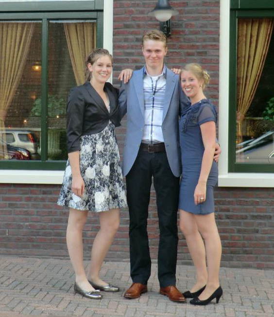 Marieke, Carolien en Gert-Jan