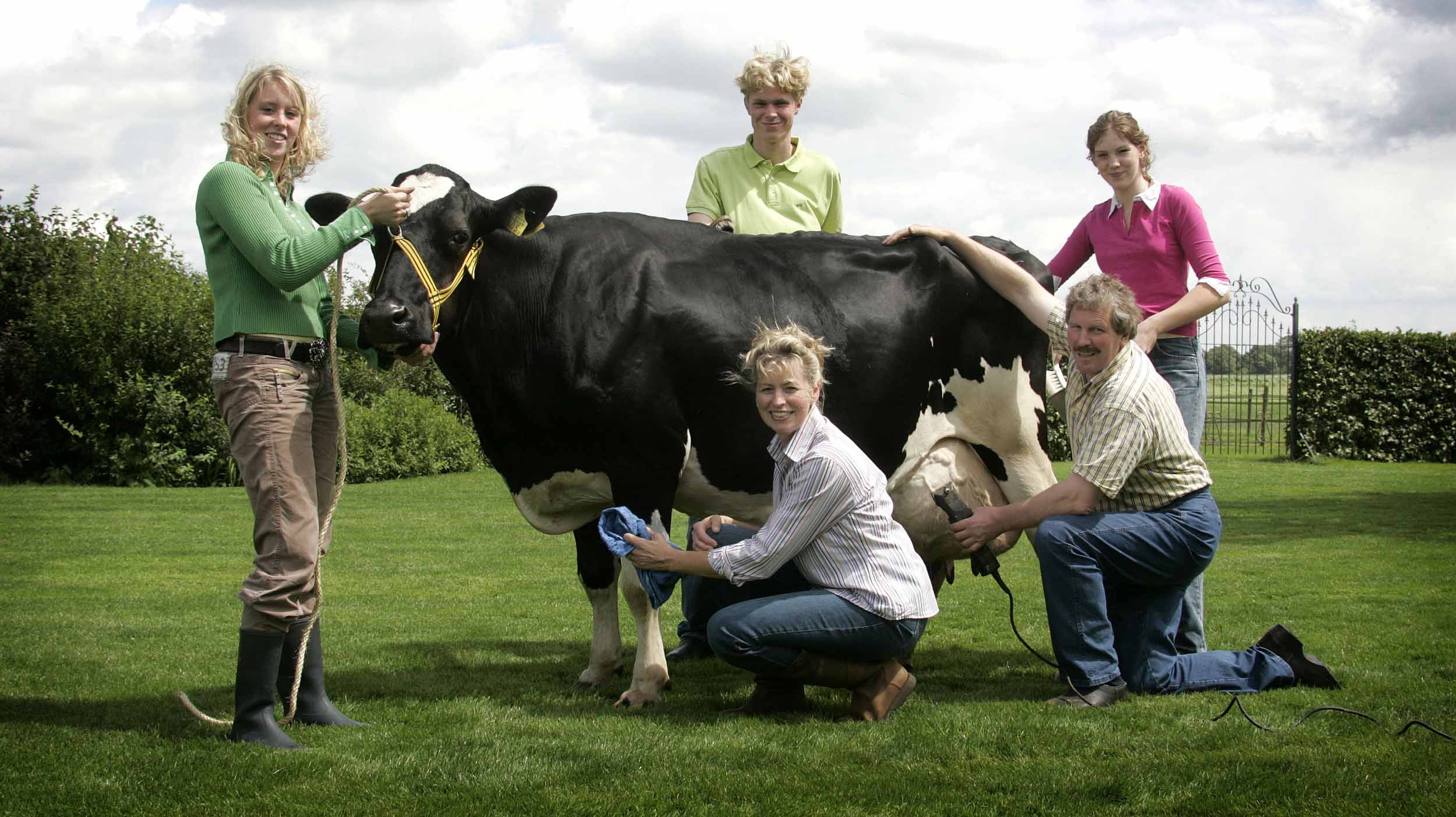 Carolien, Irma, Gert-Jan, Leen en Marieke Roseboom